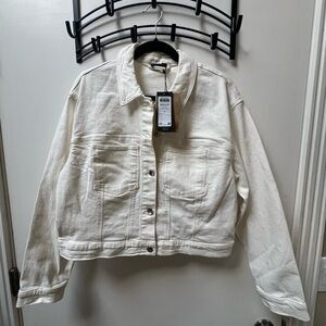 Vero Moda Off-White Denim Jacket
